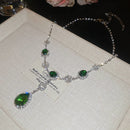 Leaf Zircon Set