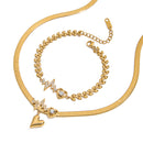 Luxury Heart-Shaped Titanium Set
