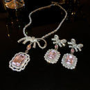 Zircon Square Bow Set