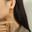 Retro High-end Earrings Set