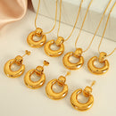 Retro High-end Earrings Set